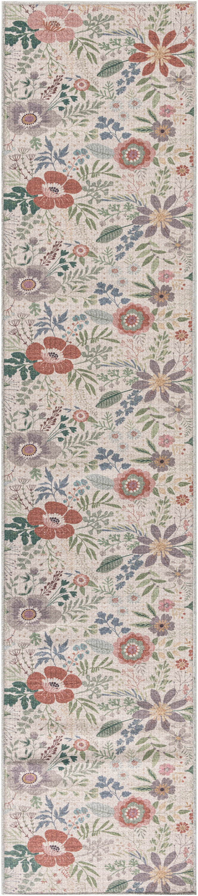Nourison Washables NWB06 Cream Multicolor Rug