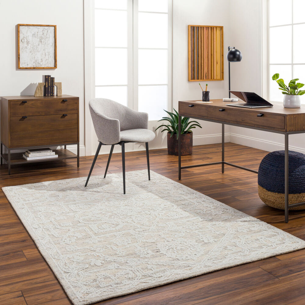Piazza PZZ-2304 Beige / Charcoal Rug