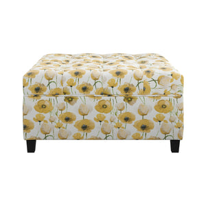 Celia Storage Ottoman Golden Poppy