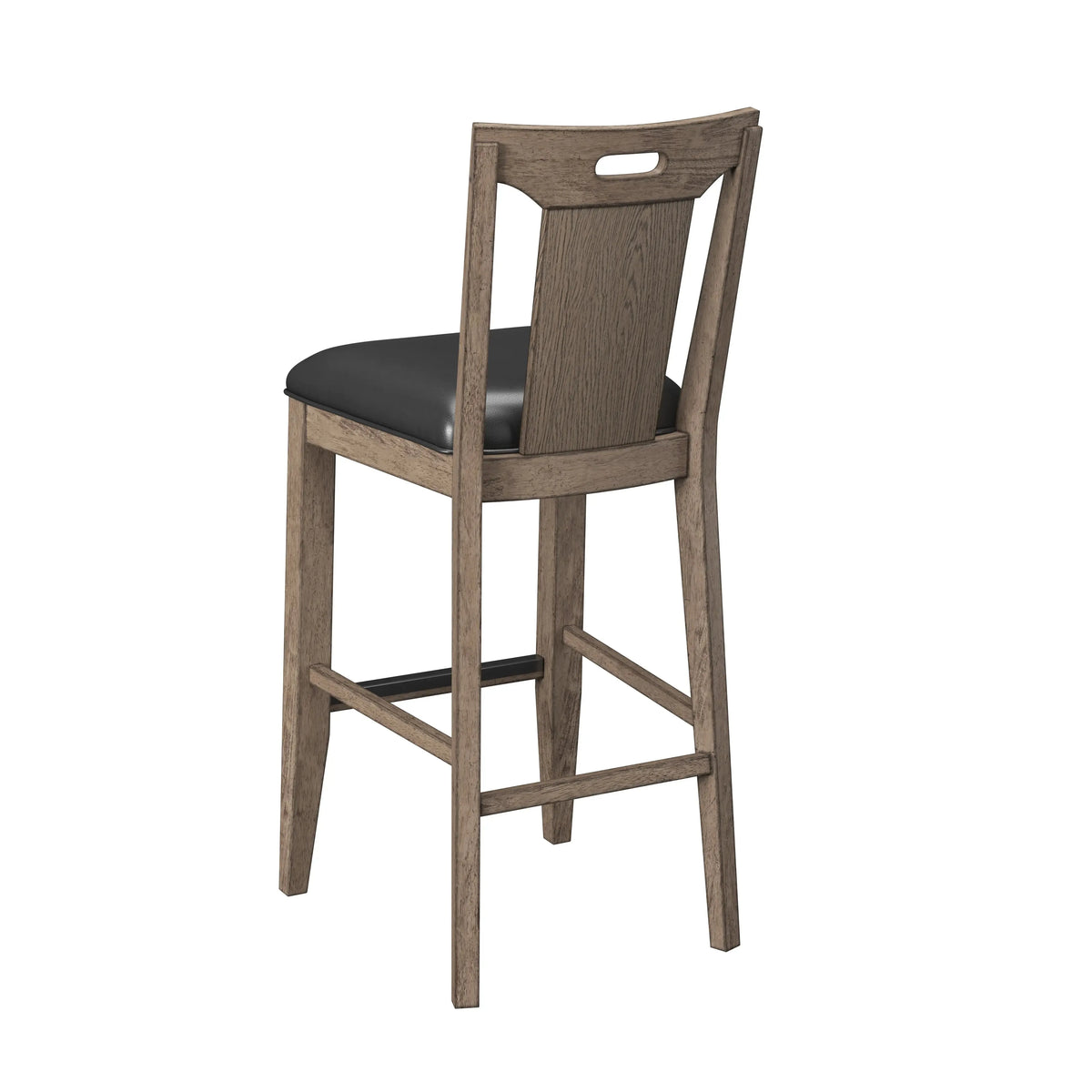 Benton Slat Back Bar Stool Pecan Brown