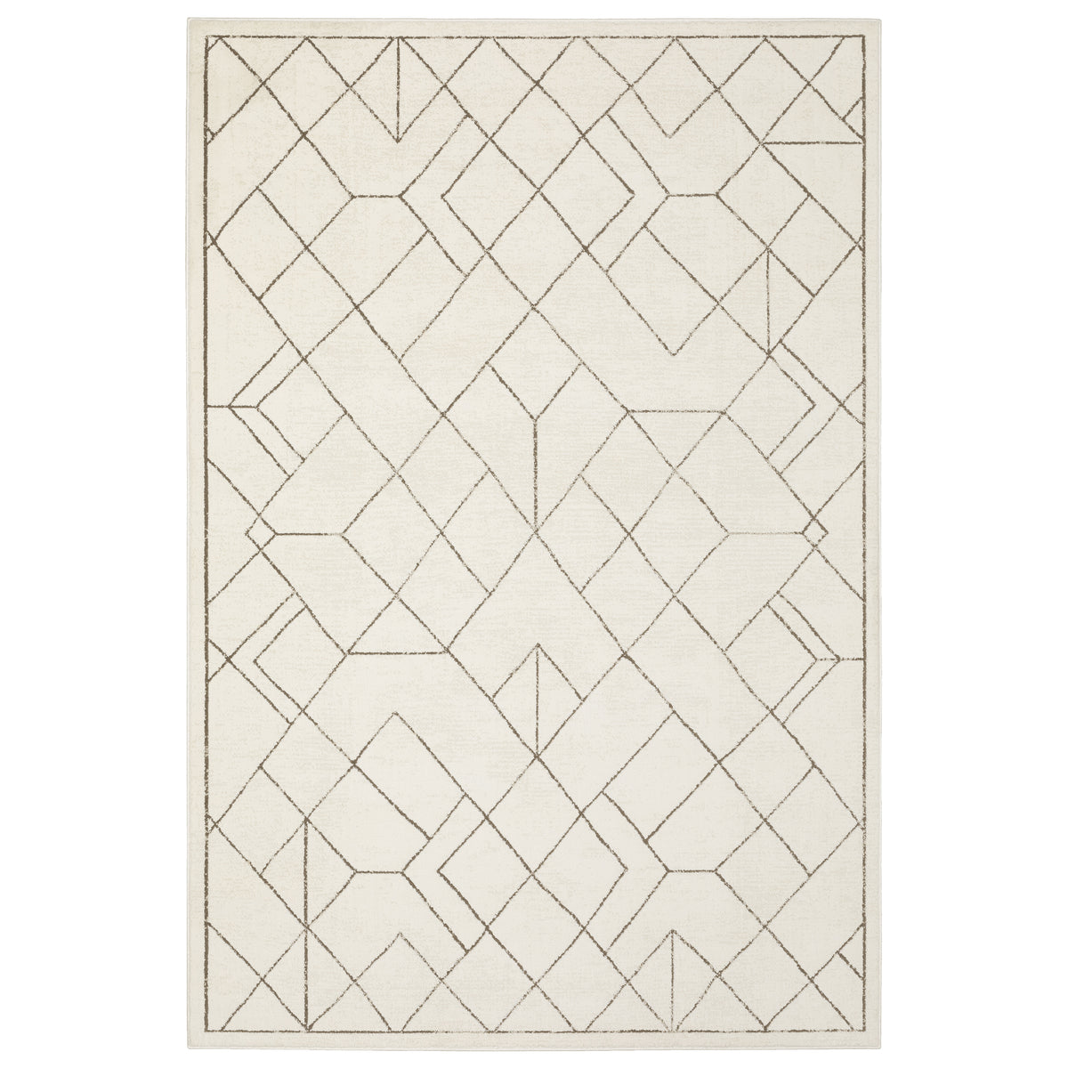 Ray Rug Raylan RAY06 Ivory Rug- Rectangle 3' 3