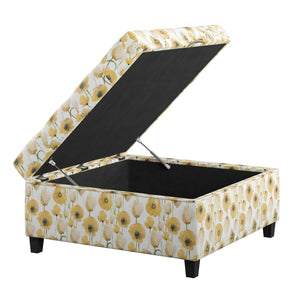 Celia Storage Ottoman Golden Poppy