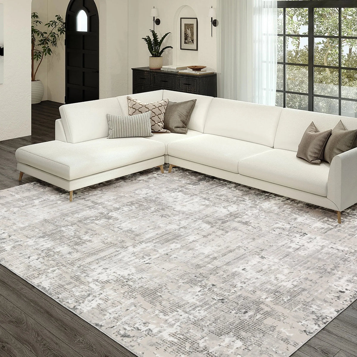 Rhodes RR3 Silver Rug - Rug & Home