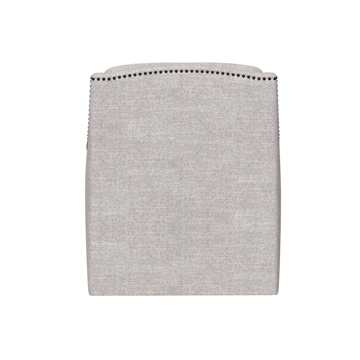 Anna Swivel Accent Chair Feathered Silver