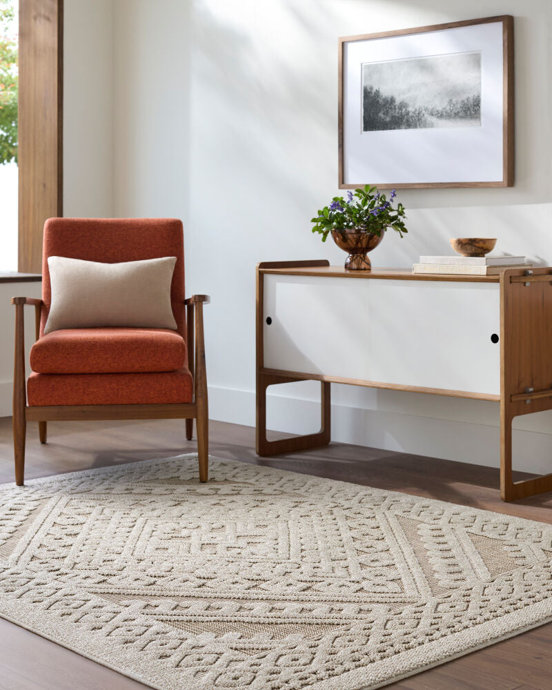 Rockport RPT-2309 Ivory / Tan Rug