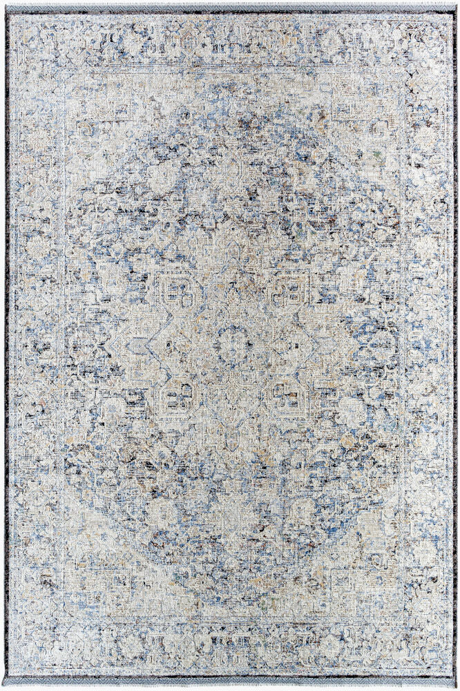 Rivaldo RVD-2304 Black / Blue Rug
