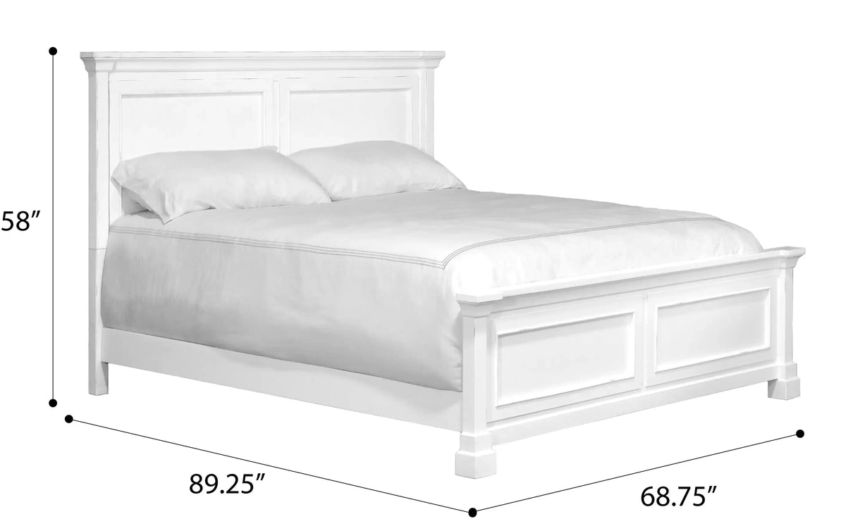 Stoney Creek Panel Bed Weathered White