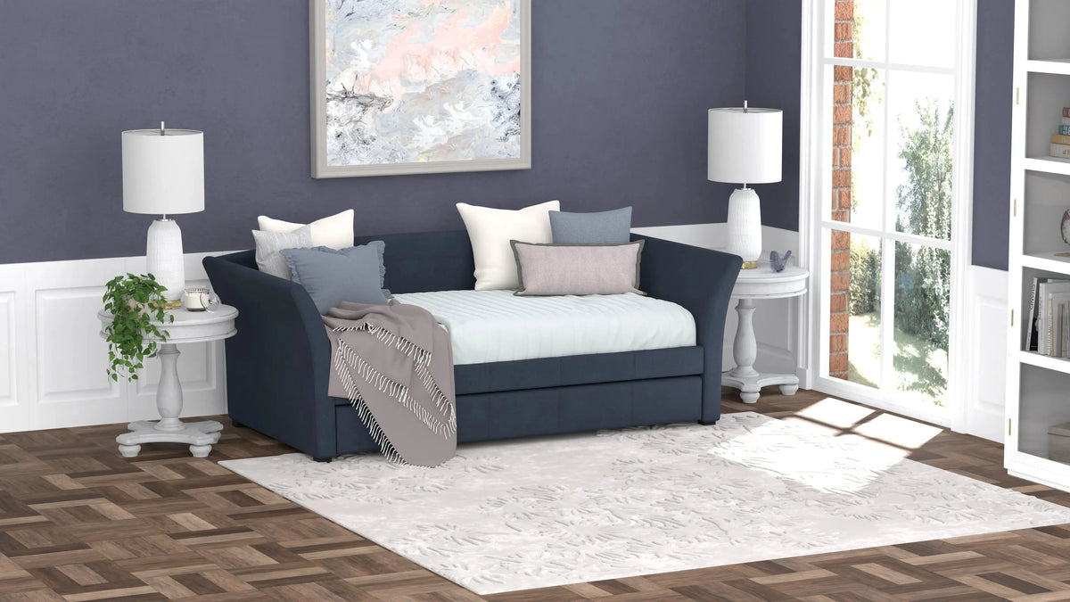 Vienna Trundle Daybed Blue Dusk