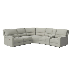 Medford Power 3-Seat Reclining Sectional Driftwood Tan