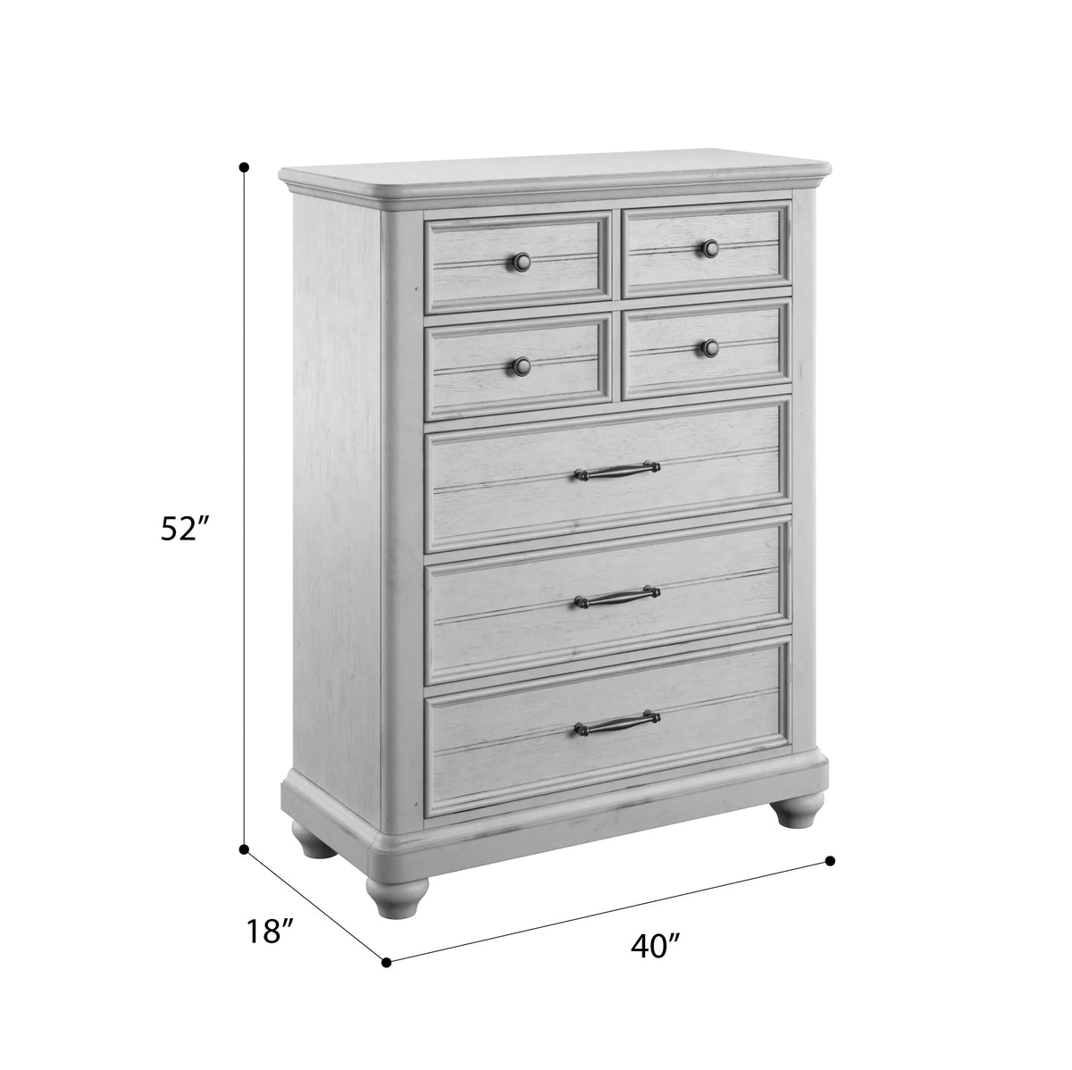 New Haven 7-Drawer Chest Oyster Shell