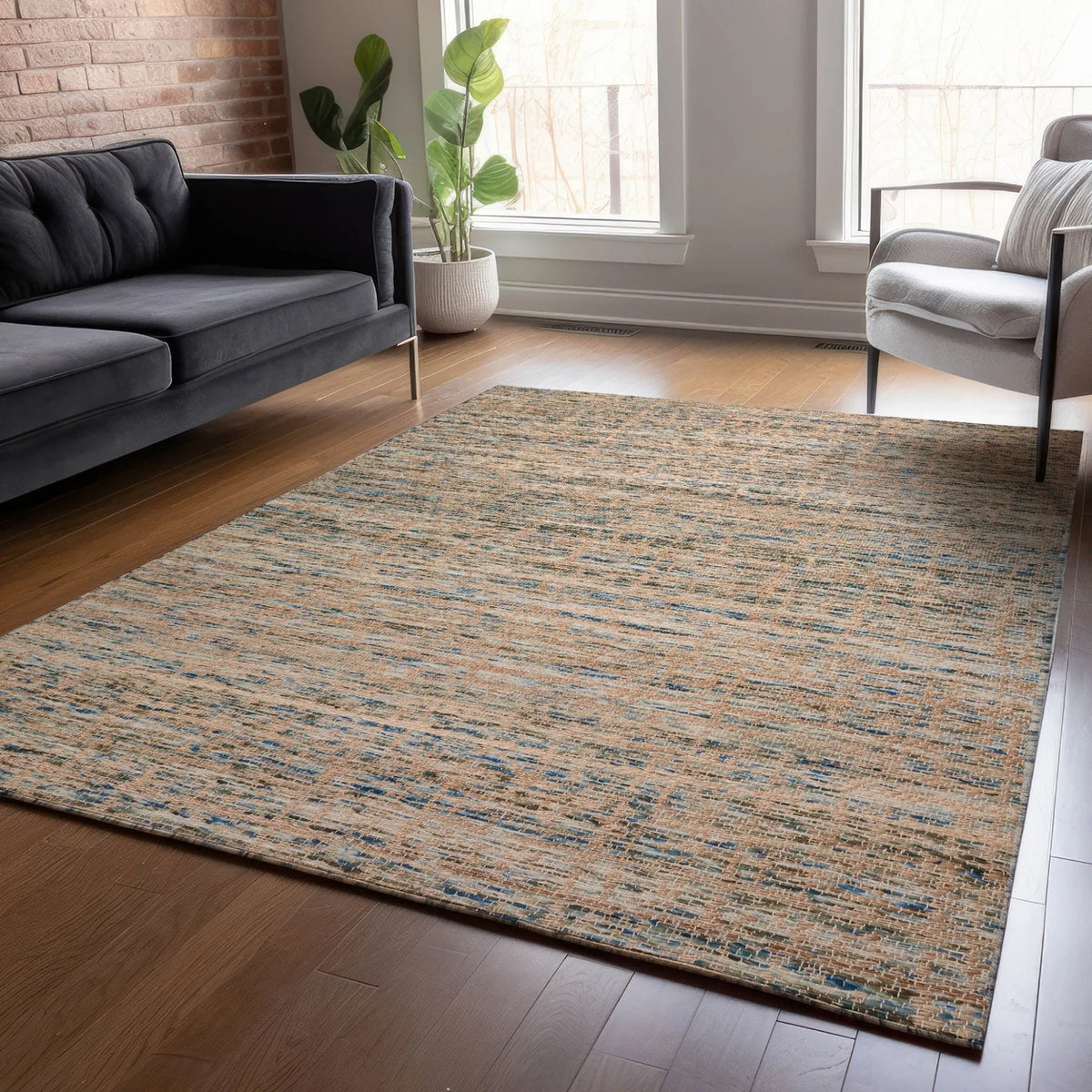 Sahara SA1 Blue Rug - Rug & Home