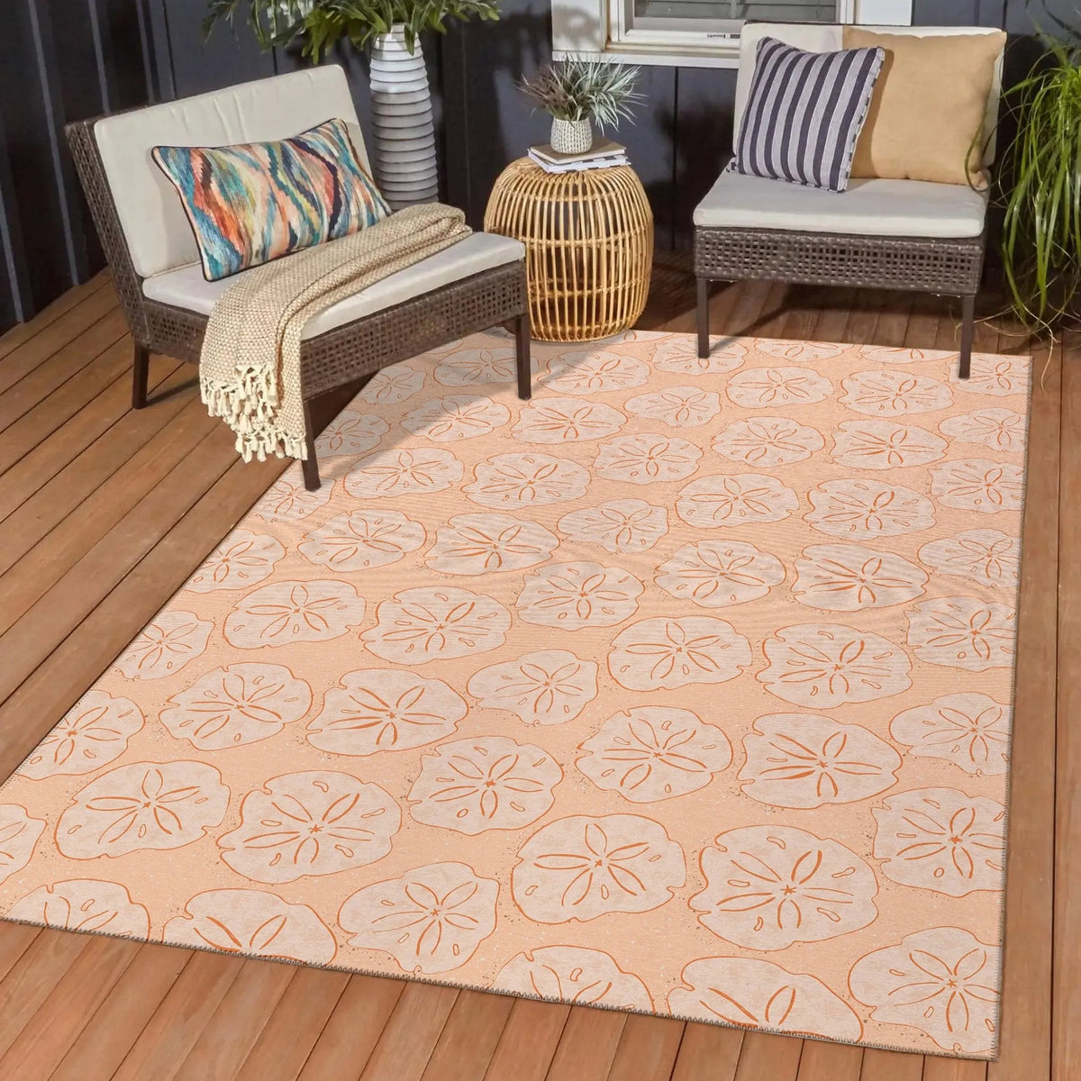 Seabreeze SZ10 Peach Rug - Rug & Home