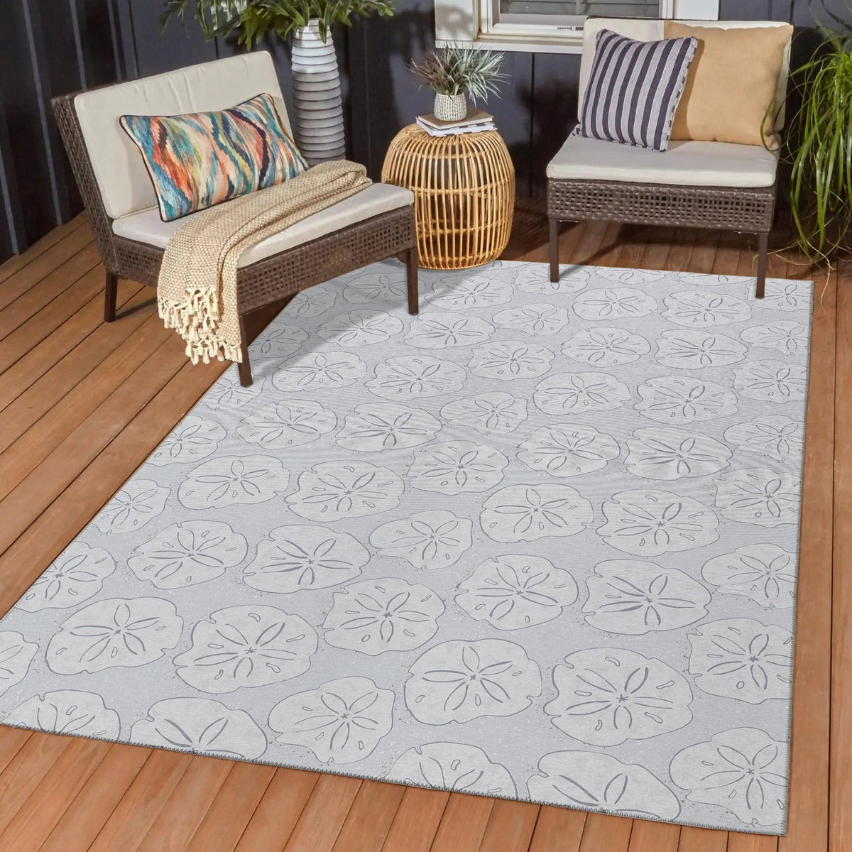 Seabreeze SZ10 Silver Rug - Rug & Home