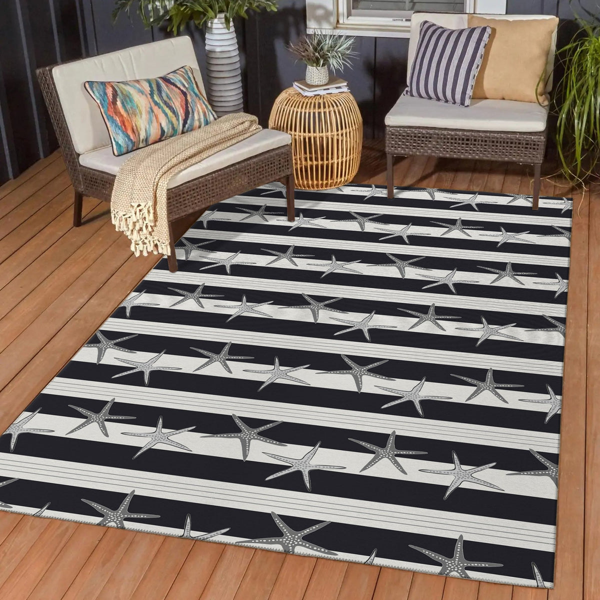 Seabreeze SZ12 Black Rug - Rug & Home