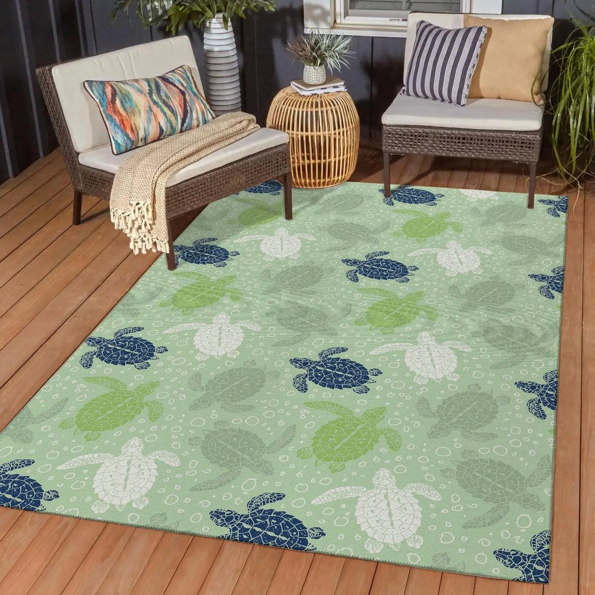 Seabreeze SZ13 Aloe Rug - Rug & Home