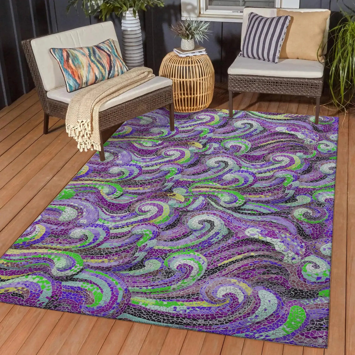 Seabreeze SZ14 Violet Rug - Rug & Home