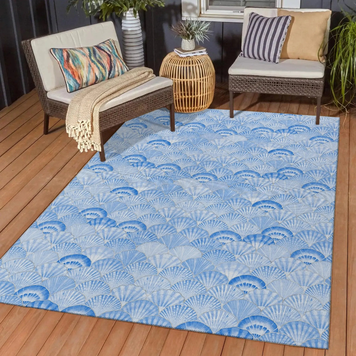 Seabreeze SZ2 Navy Rug - Rug & Home