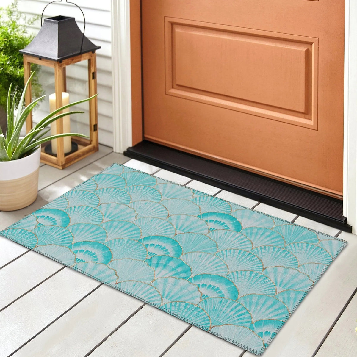 Seabreeze SZ2 Teal Rug - Rug & Home