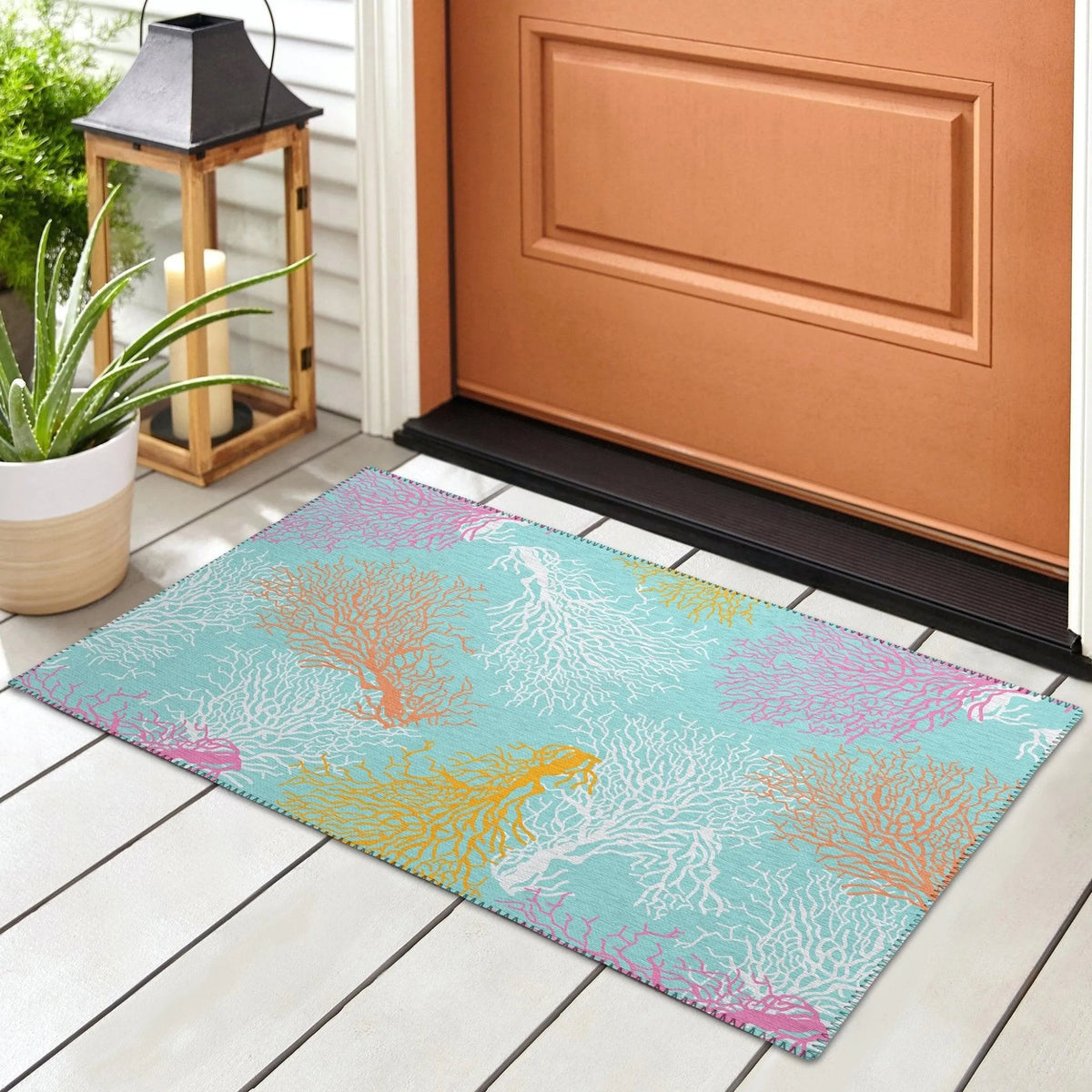 Seabreeze SZ3 Teal Rug - Rug & Home