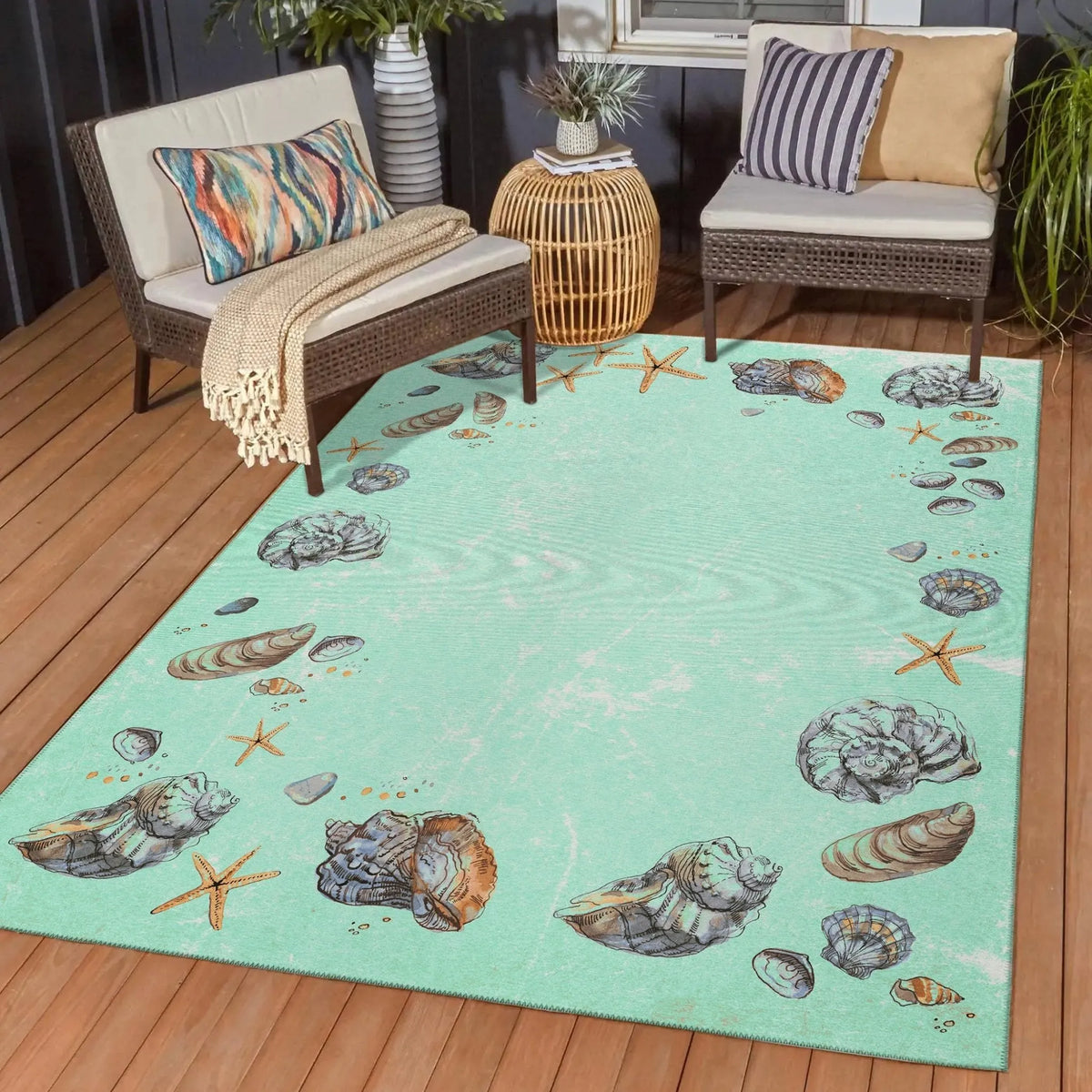 Seabreeze SZ9 Lagoon Rug - Rug & Home