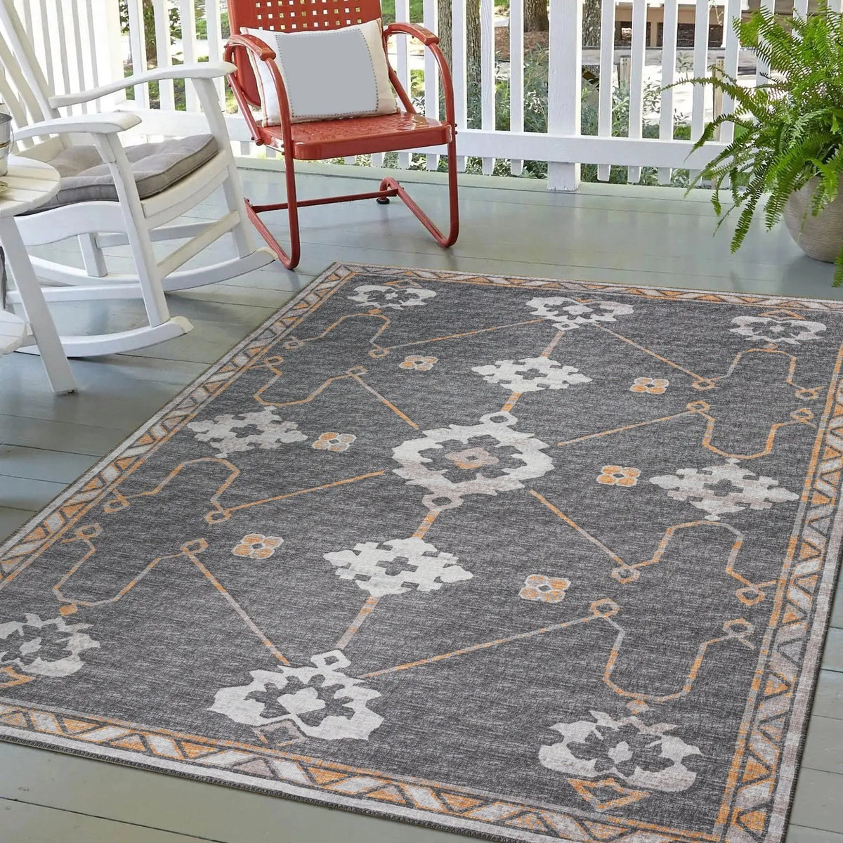 Sedona SN16 Charcoal Rug - Rug & Home