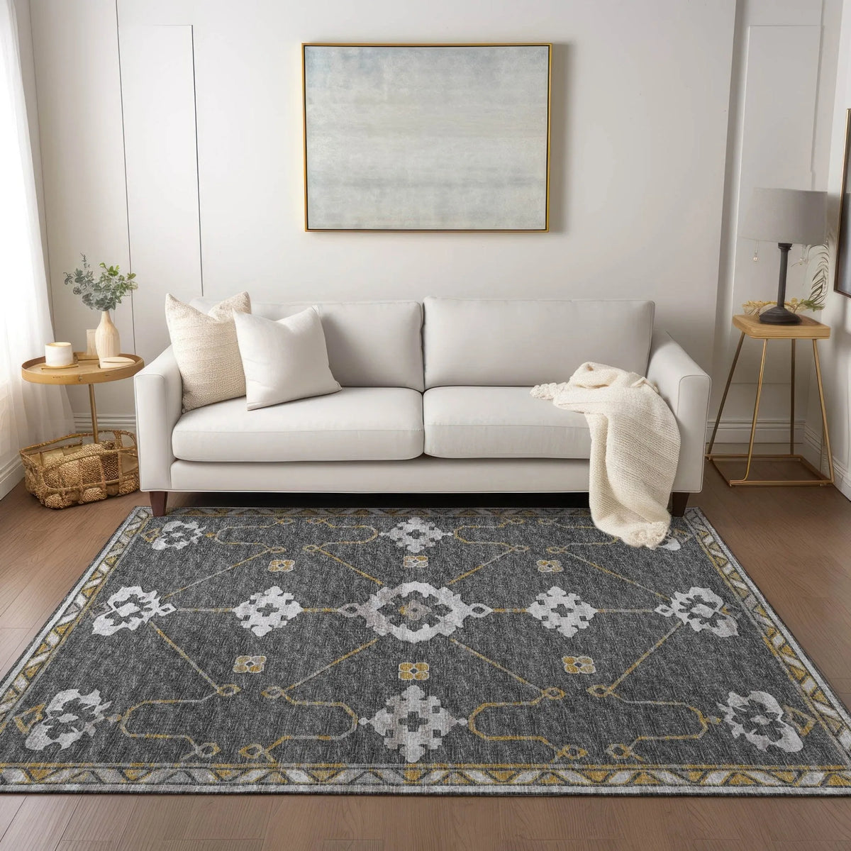 Sedona SN16 Charcoal Rug - Rug & Home