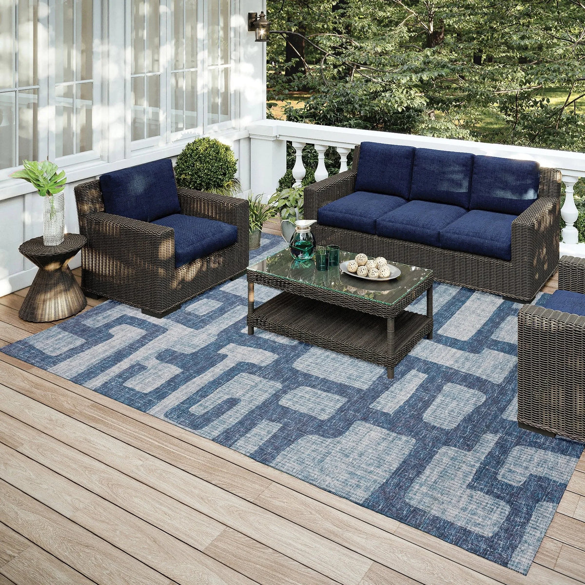 Sedona SN4 Storm Rug - Rug & Home