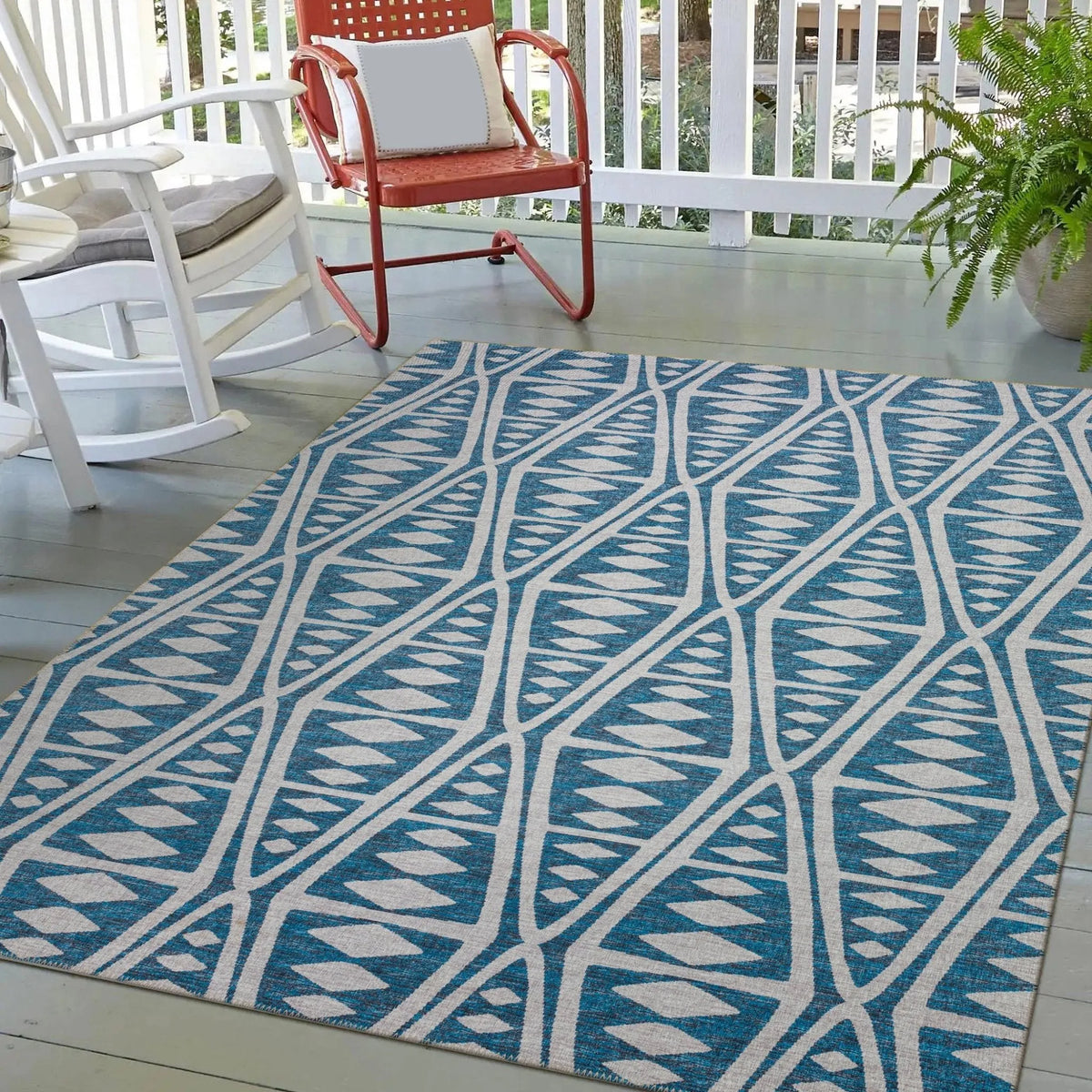 Sedona SN6 Indigo Rug - Rug & Home