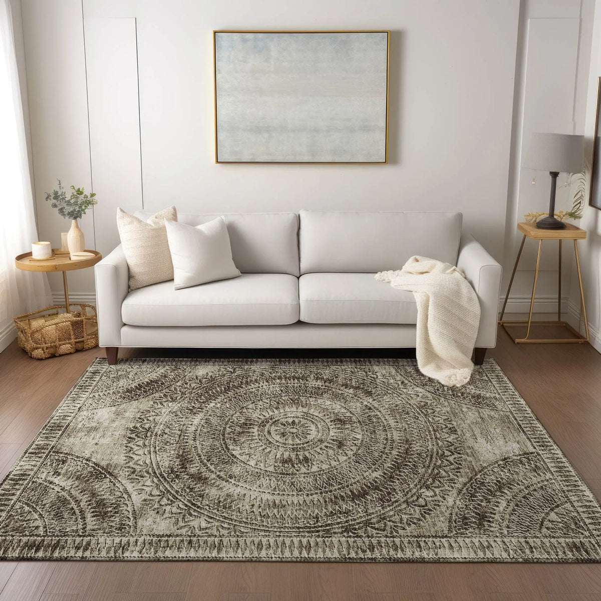 Sedona SN7 Taupe Rug - Rug & Home