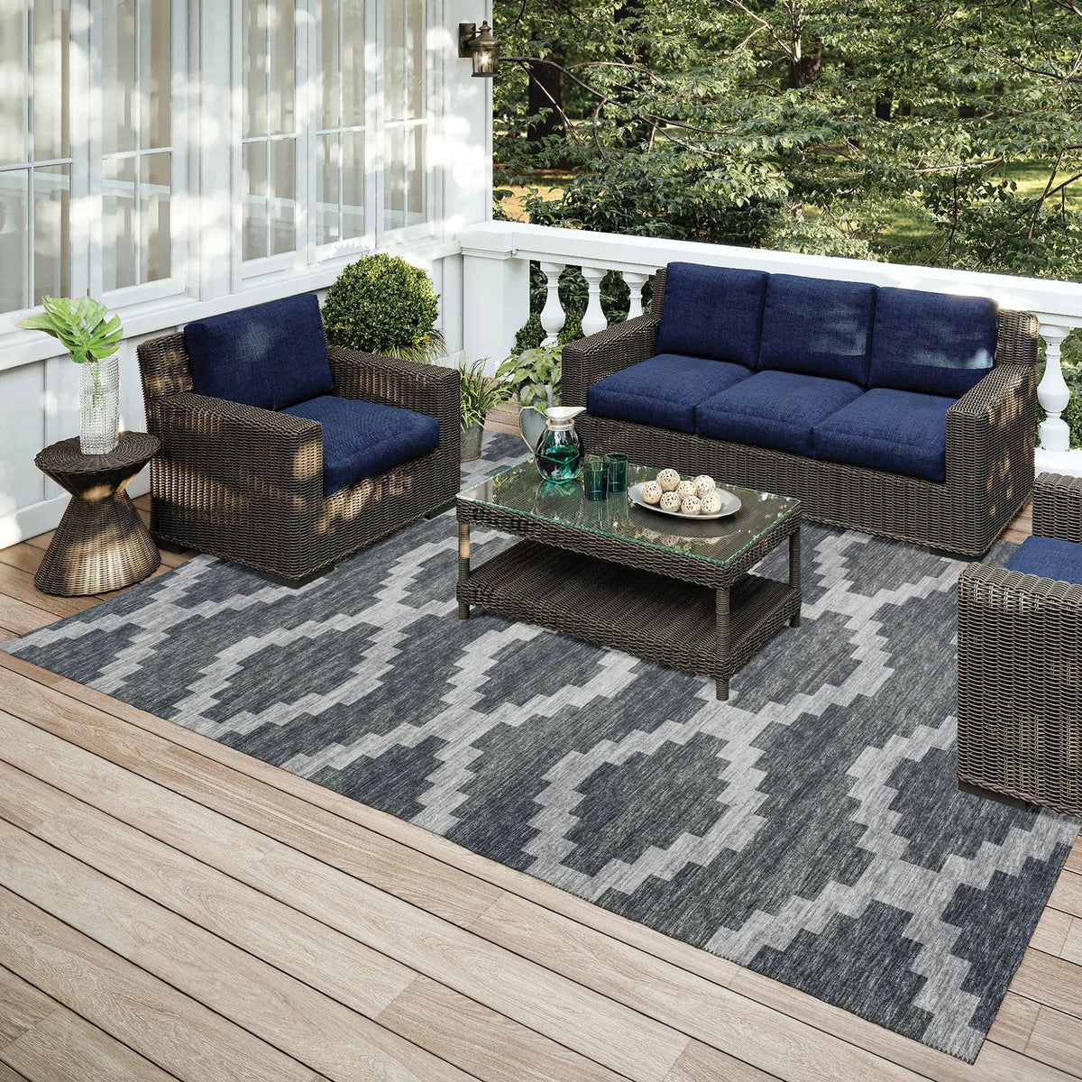 Sedona SN9 Midnight Rug - Rug & Home