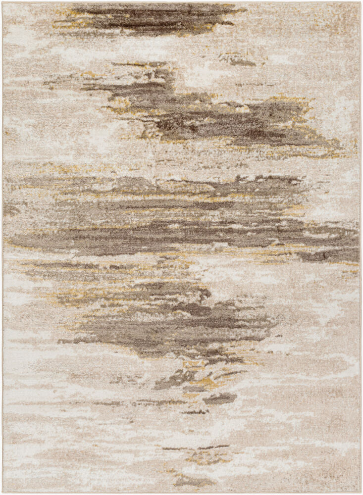 San Francisco SFO-2313 Ivory / Medium Brown Rug