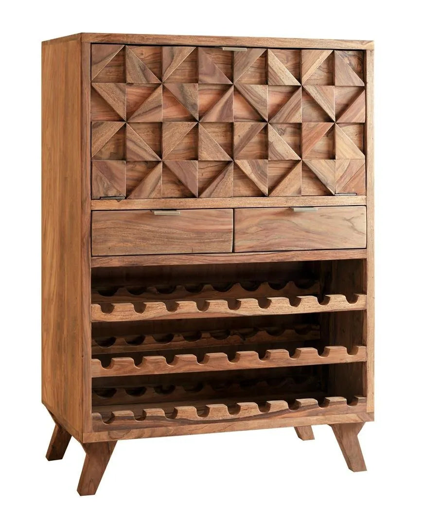 Sheesham Wine Cabinet - Rug & Home