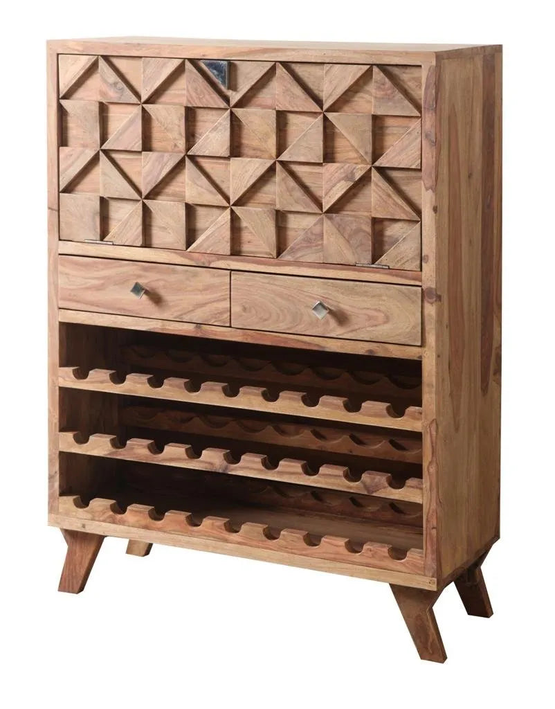 Sheesham Wine Cabinet - Rug & Home