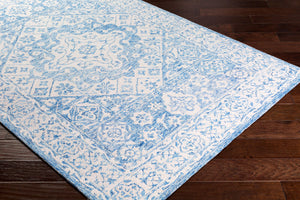 Serafina SRF-2018 Ice Blue / Ivory Rug