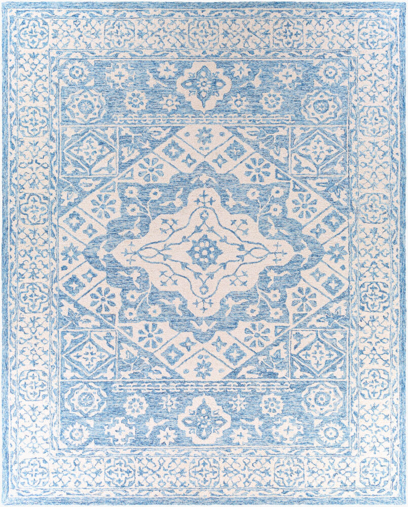 Serafina SRF-2018 Ice Blue / Ivory Rug