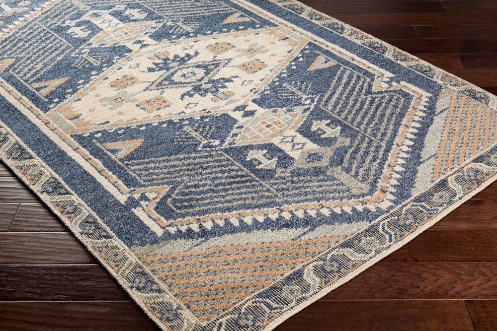 St Moritz STM-2300 Blue / Cream Rug