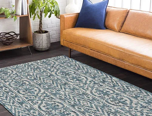 Sun shower 81250TLB Teal/Beige Rug