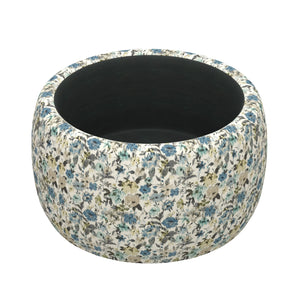Cecily Storage Ottoman Blue Meadow