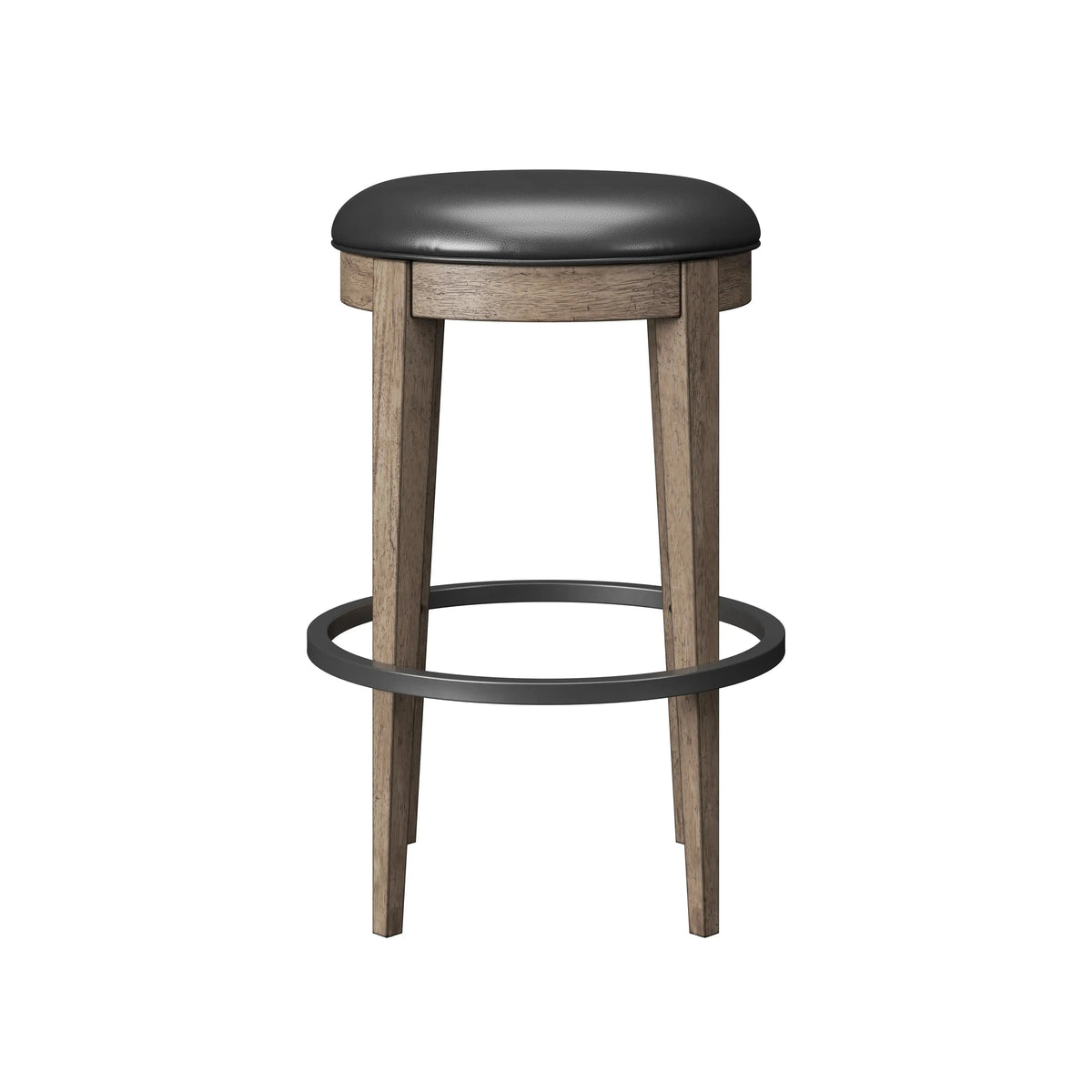 Benton Backless Swivel Bar Stool Pecan Brown