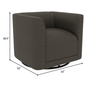 Whirlaway Swivel Accent Chair Durango