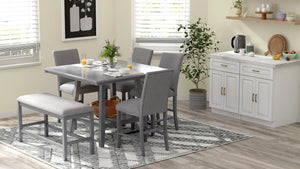 Seneca Upholstered Barstool Walnut Ash