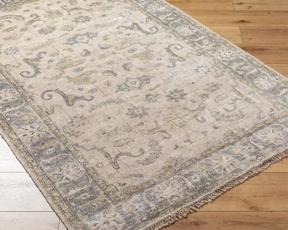 Theodora THO-3003 Dark Brown / Gray Rug