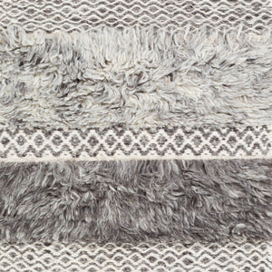 Tulum TMU-2302 Beige / Dark Brown Rug