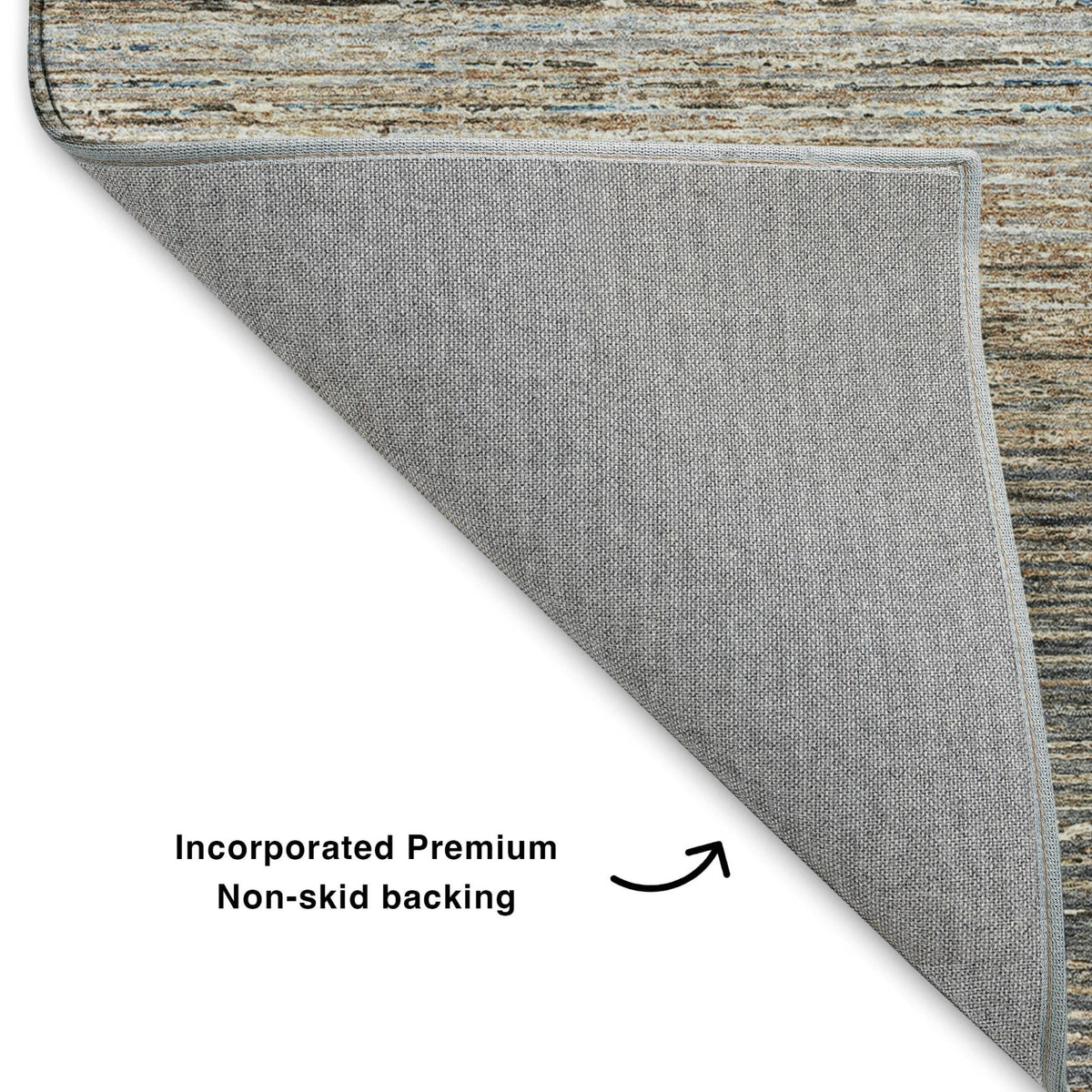 Trevi TV1 Pewter Rug - Rug & Home