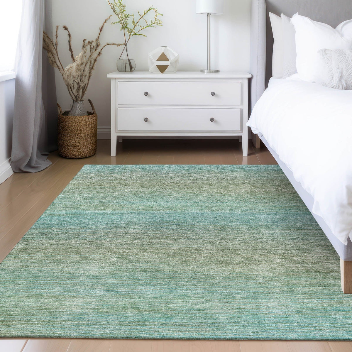 Trevi TV11 Teal Rug - Rug & Home