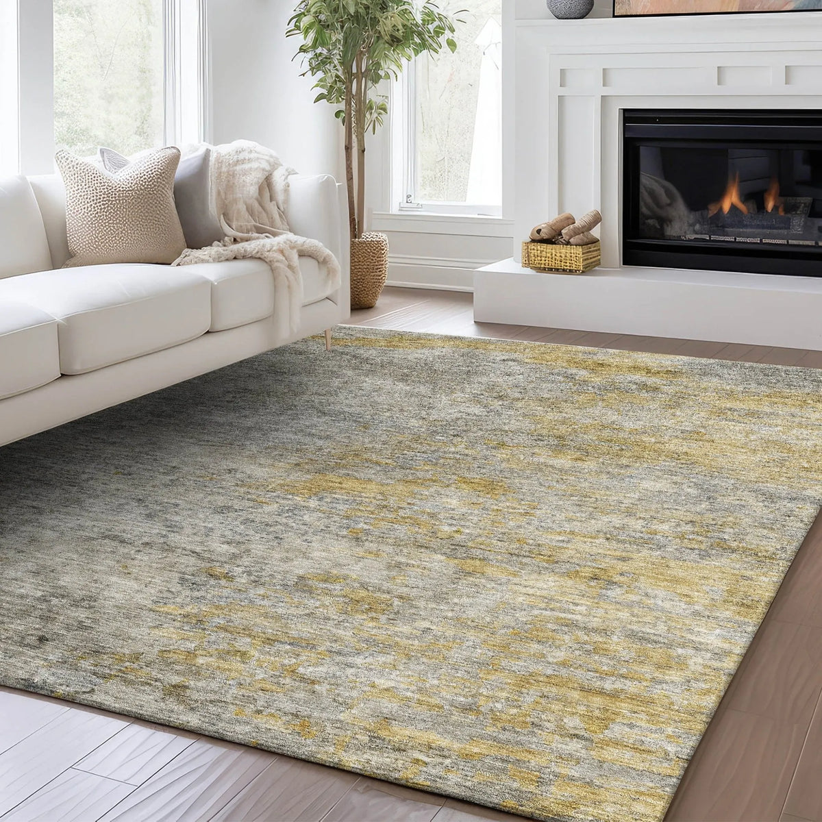 Trevi TV13 Grey Rug - Rug & Home