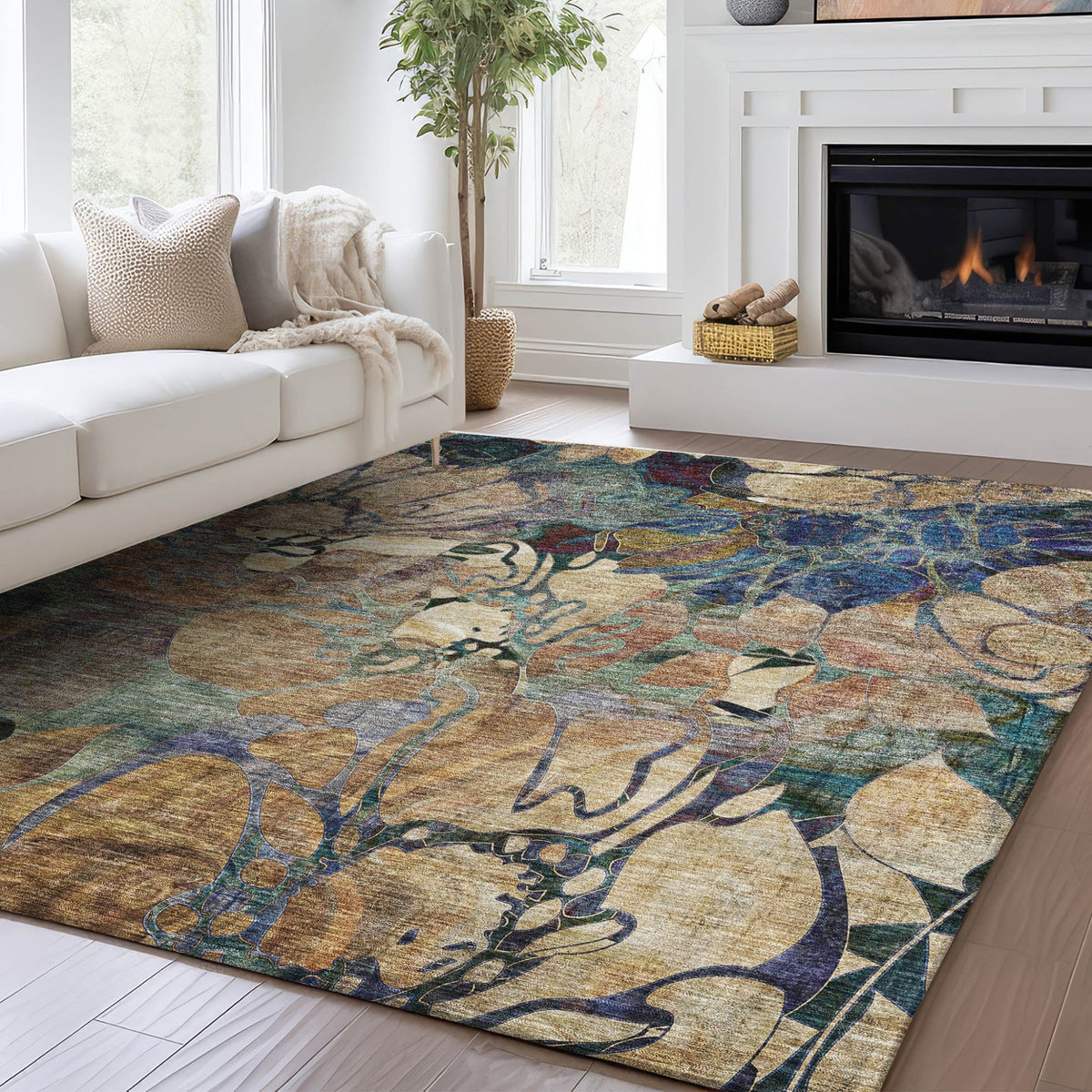 Trevi TV17 Beige Rug - Rug & Home