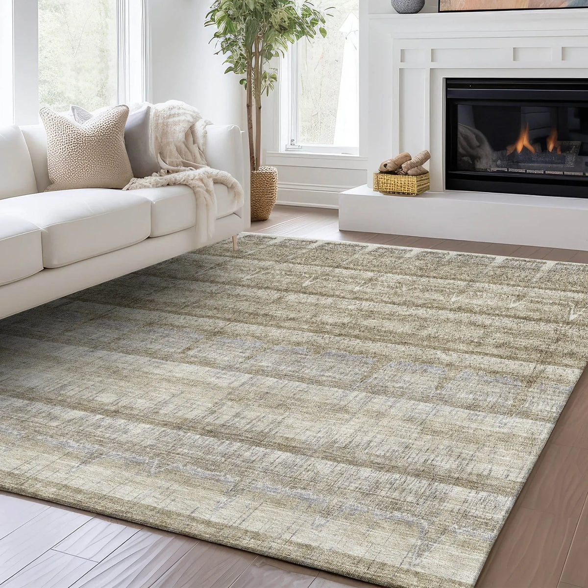 Trevi TV19 Taupe Rug - Rug & Home