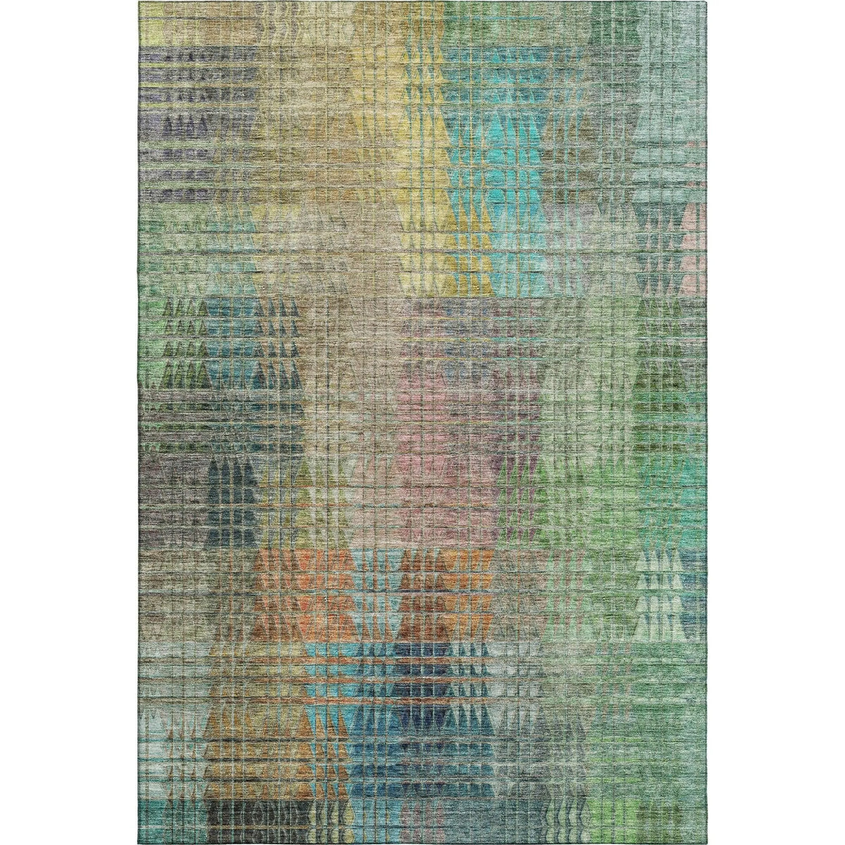 Trevi TV6 Green Rug - Rug & Home