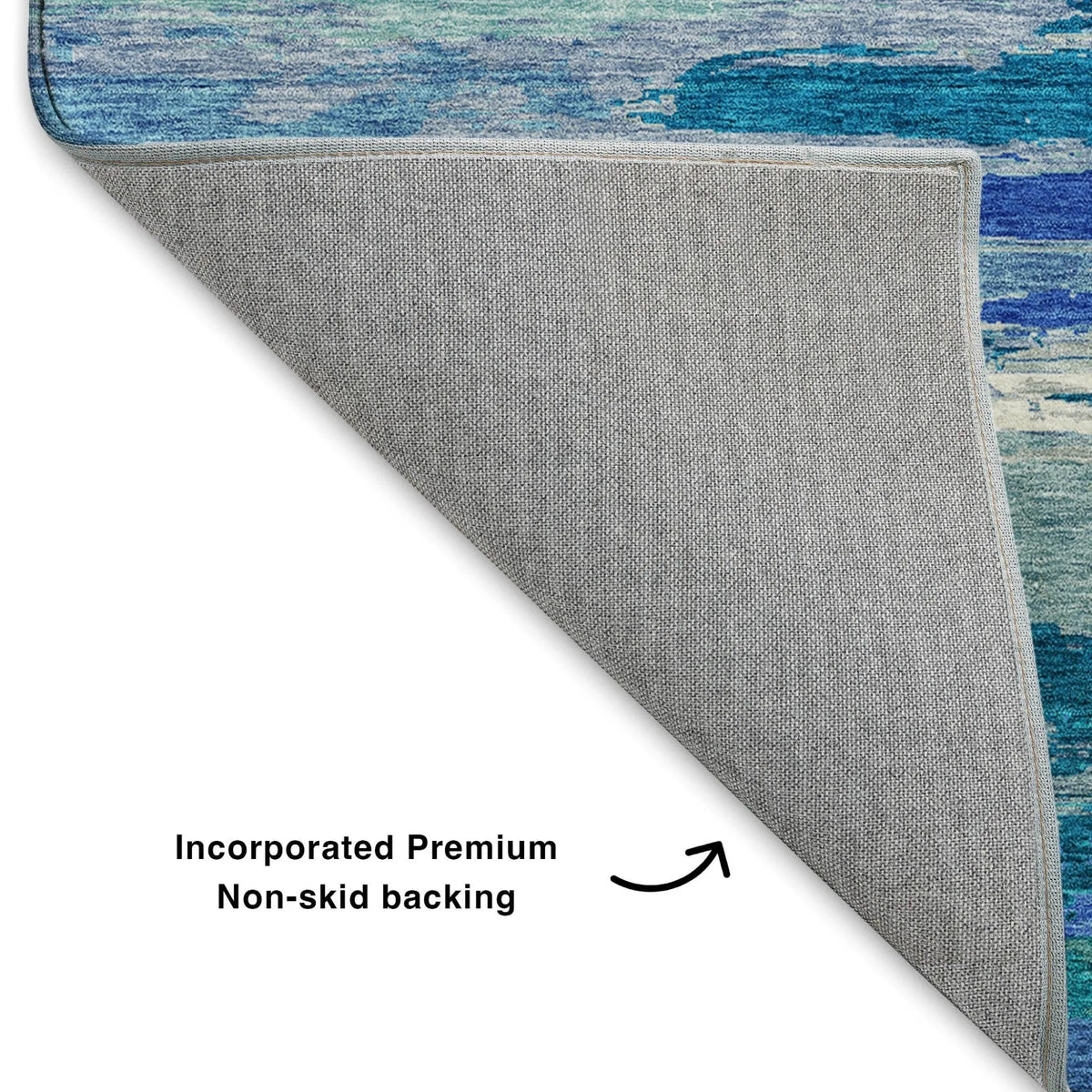 Trevi TV8 Blue Rug - Rug & Home